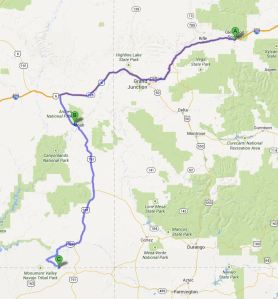 Glenwood to Arches to Monument