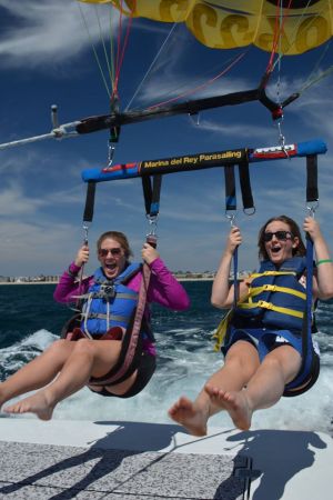 Parasailing take off