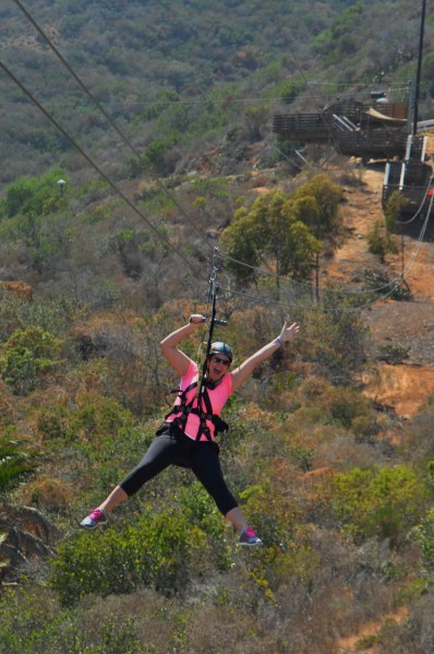 Kayla Ziplining